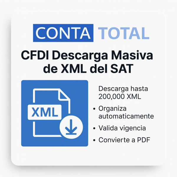 CFDI Descarga Masiva de XML del SAT